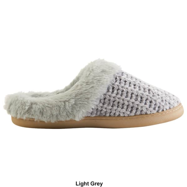 Womens Isotoner Chenille Hoodback Slippers