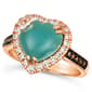Le Vian(R) Peacock Aquaprase(tm) Vanilla & Chocolate Diamond Ring - image 1
