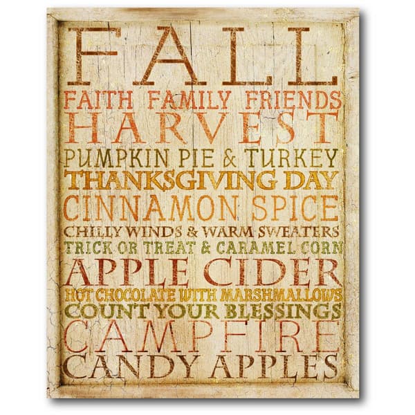 Courtside Market Fall Subway Wall Art - 30x40 - image 
