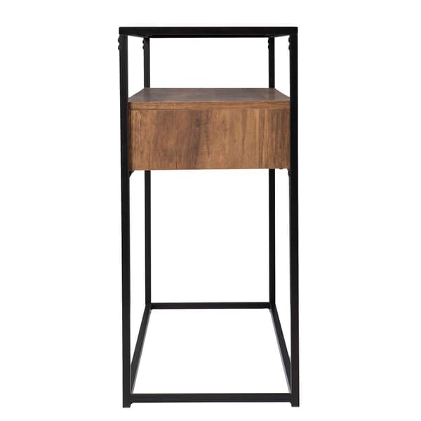 Southern Enterprises Olivern Glass-Top Console Table w/ Storage