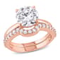 Gemstone Classics(tm) 10kt. Rose Gold Lab Created Sapphire Ring - image 1