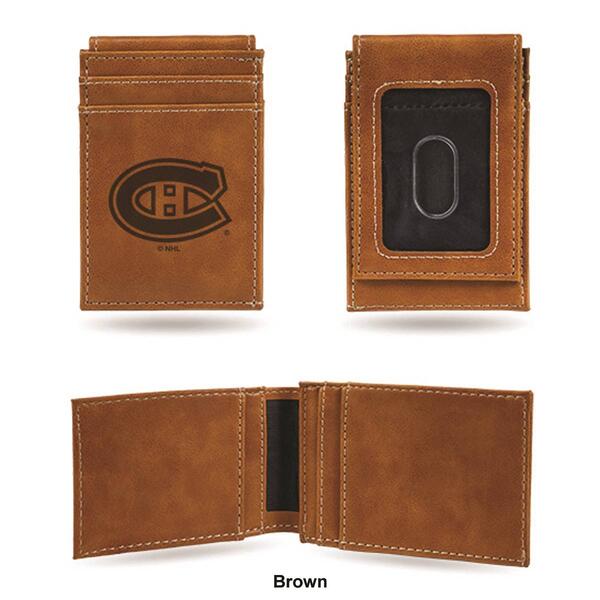 Mens NHL Montreal Canadiens Faux Leather Front Pocket Wallet