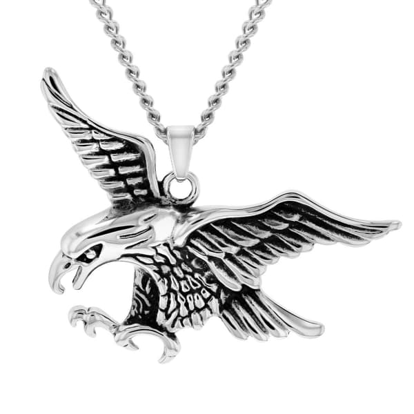 Mens Gentlemen's Classics&#40;tm&#41; Stainless Steel Eagle Pendant - image 