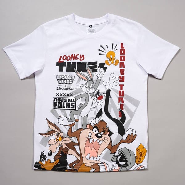 Boys (8-20) SOUTHPOLE(R) Looney Tunes Graphic Tee - White - image 
