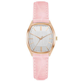 Womens Rose Gold Silver Dial Watch - 14962G-07-B13