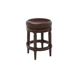 New Ridge Home Goods Chapman 25in. Swivel Barstool - Walnut