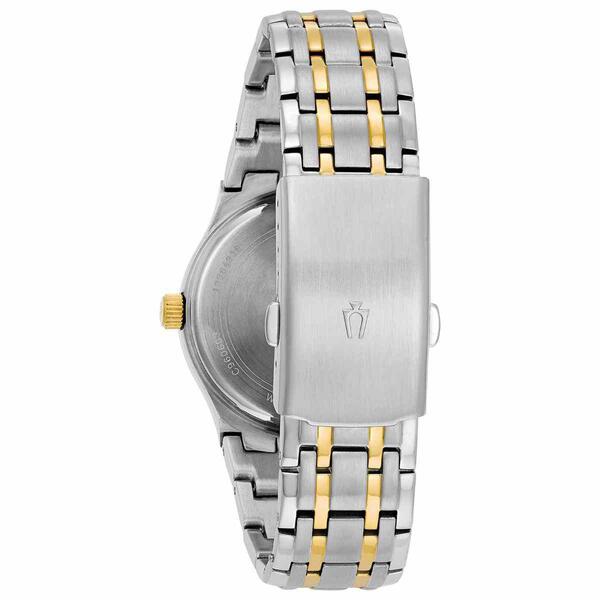 Mens Bulova Stainelss Steel Chain Link Bracelet Watch - 98H18