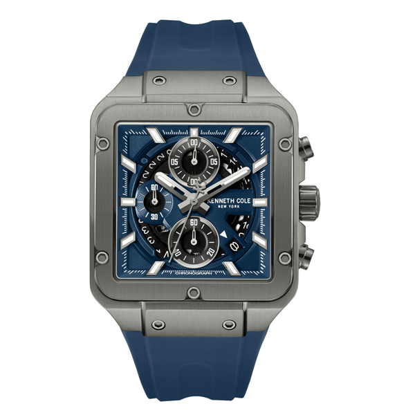 Mens Kenneth Cole New York® Chronograph Blue Watch - KCWGO0065501