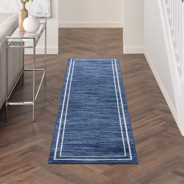 Nourison Essentials Bordered Indoor/Outdoor Runner
