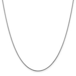 Gold Classics(tm) 1.1mm. 14k White Round Snake Chain Necklace