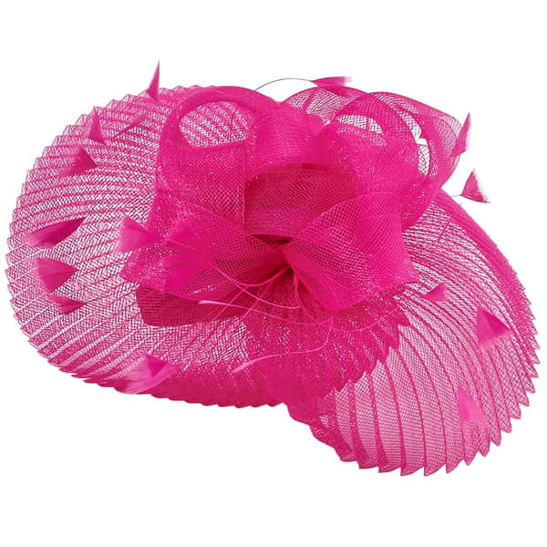 Womens Bellissima Pleated Fascinator Headband - image 