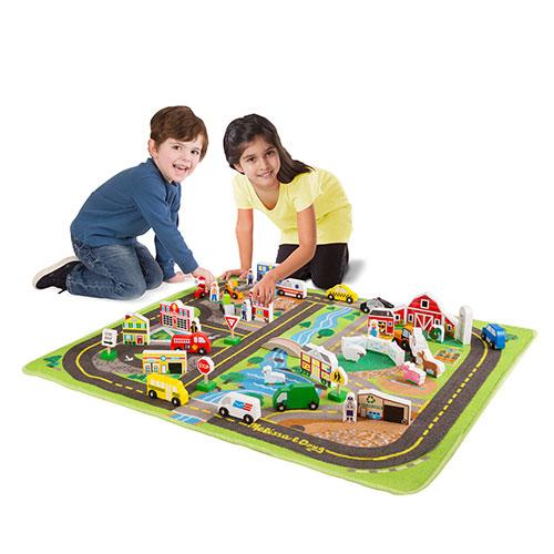 Melissa & Doug® Deluxe Road Rug Play Set