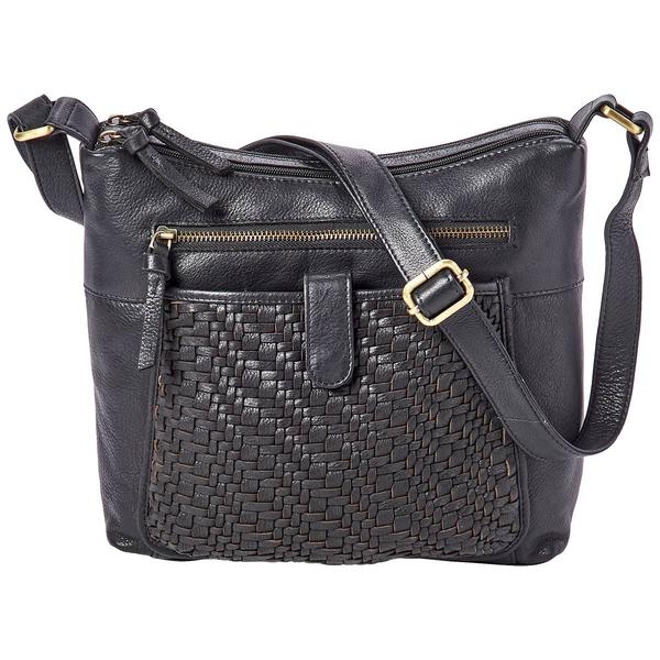 Great American Leatherworks Antique Calf Lacing Weave Hobo - image 