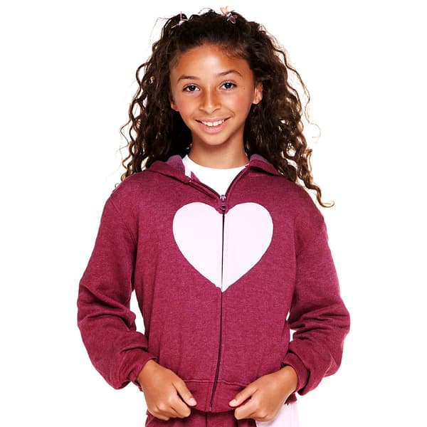 Girls &#40;7-16&#41; Star Ride&#40;R&#41; Heart Applique Hooded Jacket - image 
