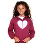 Girls &#40;7-16&#41; Star Ride&#40;R&#41; Heart Applique Hooded Jacket - image 1