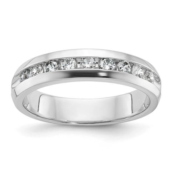 Mens Gentlemens Classics&#40;tm&#41; 14kt. White Gold 1/2ctw. Diamond Ring - image 