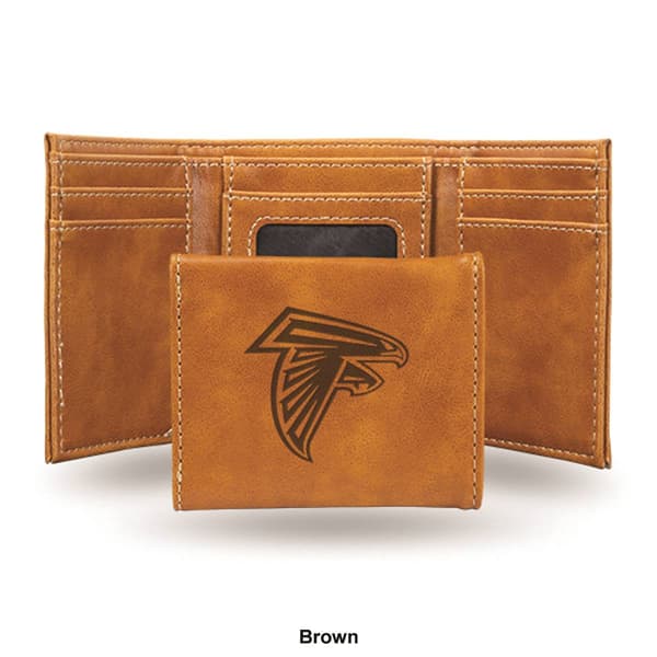 Mens NFL Atlanta Falcons Faux Leather Trifold Wallet