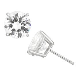 Forever New 10mm Round White Cubic Zirconia Stud Earrings