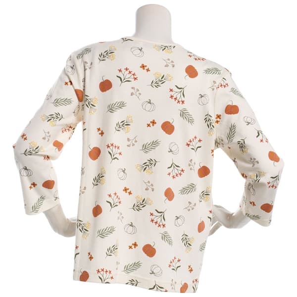Plus Size Bonnie Evans Floral Pumpkin Tee