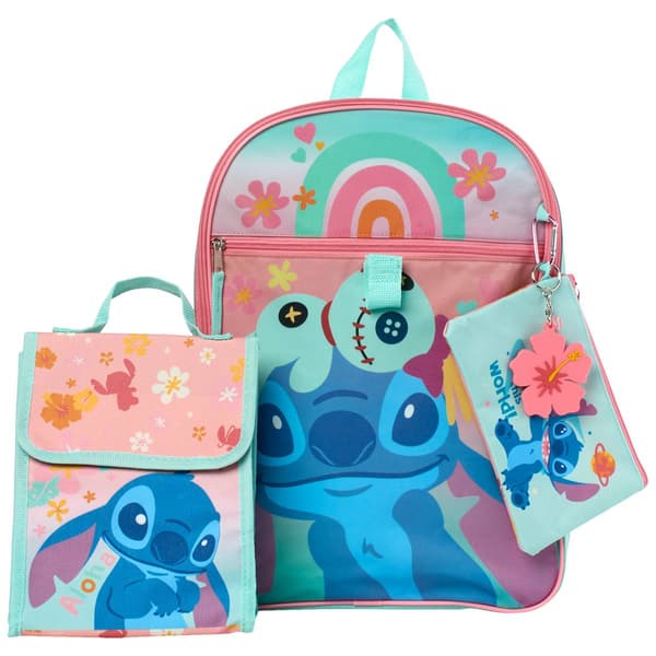 Girls Bioworld&#40;R&#41; Lilo & Stitch 5pc. Backpack Set