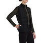 Womens Jones New York Padded Faux Suede Zipper Vest - image 2