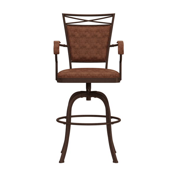 HH2 Home Bridgetown Tilt Metal Counter Height Swivel Stool