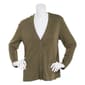 Womens Hasting & Smith Long Sleeve Split Neck Cardigan - image 1