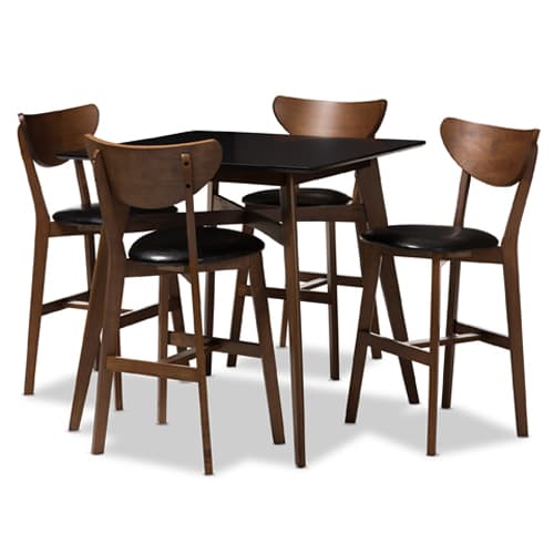 Baxton Studio Eline 5pc. Pub Set