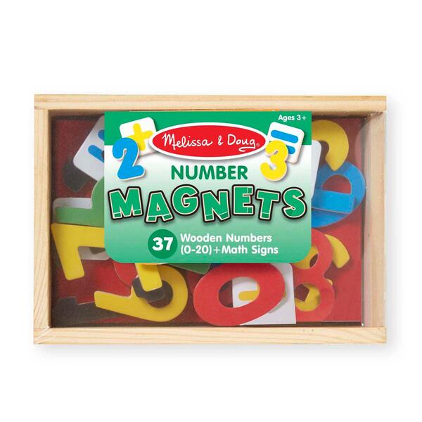 Melissa &amp; Doug(R) 37pc. Magnetic Wooden Numbers - image 