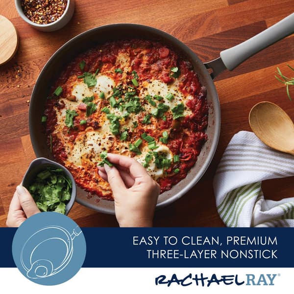 Rachael Ray Cook + Create 12.5in. Aluminum Nonstick Frying Pan