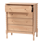 Baxton Studio Laurent Chest 4-Drawer Bedroom Organizer - image 3