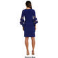 Womens R&M Richards Angel Sheer Trim Sleeve Wrap Dress - image 2