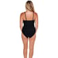 Womens Jones New York Double Ruffle One Piece Swimsuit - image 3