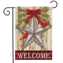 Briarwood Lane Barnstar Winter Garden Flag
