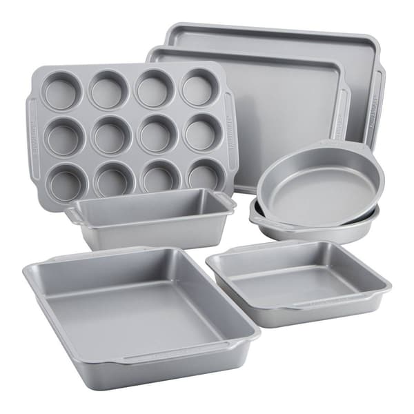 Farberware(R) 8pc. Grey Non-Stick Bakeware Set - image 