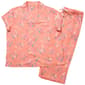 Petite White Orchid Short Sleeve Cloud Knit Floral Pajama Set - image 1