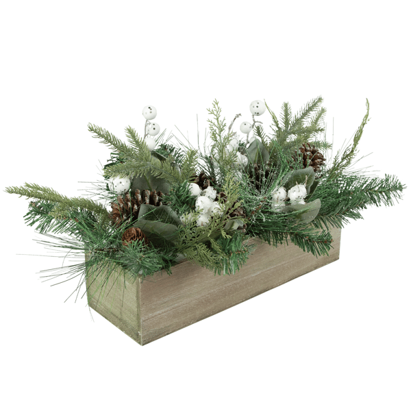 Northlight Mixed Pine with Pinecones Christmas Floral Arrangement