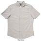 Mens Chaps Short Sleeve Chambray Solid Button Down Shirt - image 3