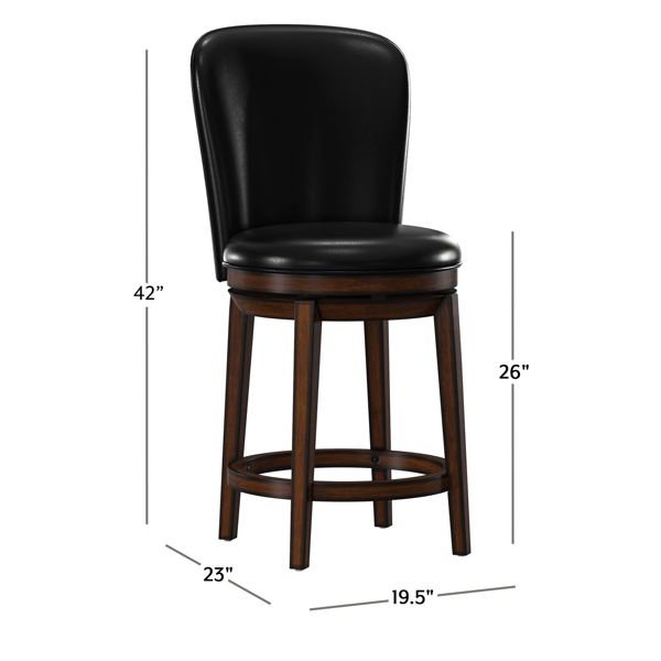 HH2 Home Victoria Swivel Counter Height Stool