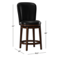 HH2 Home Victoria Swivel Counter Height Stool - image 6