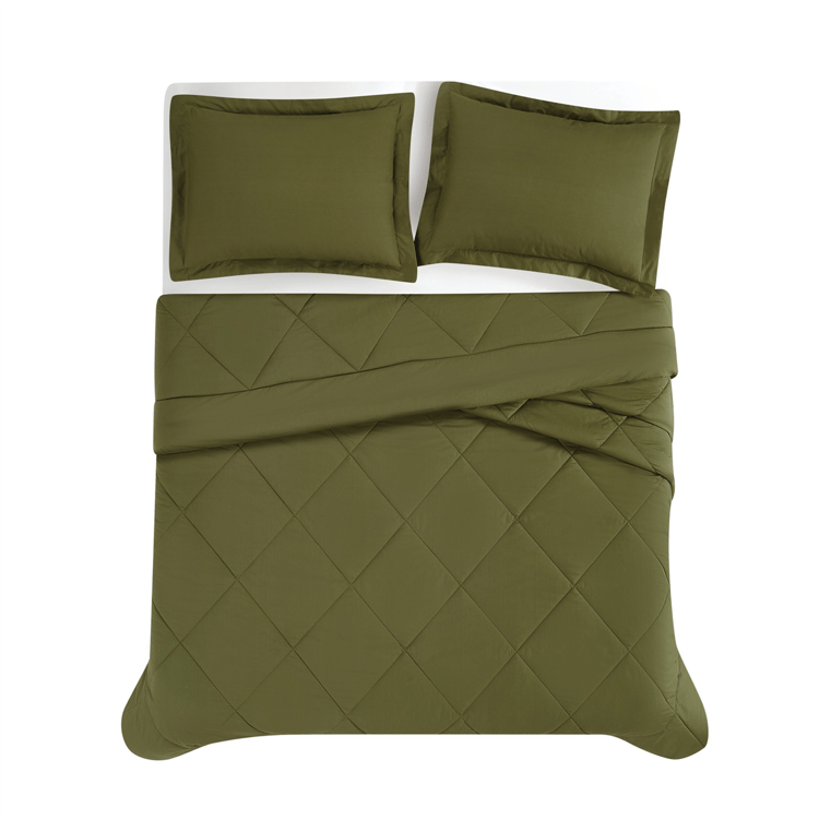 Cannon Solid Oversized Percale 3pc. Comforter Set