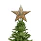 Northlight Seasonal 8.5in. Gold Glitter Star Tree Topper - image 4