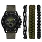 Mens Folio Green Sunray Dial Watch & Bracelet Set - FMDFL6096 - image 1