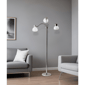 HomeRoots 69in. Silver Three Light Tree Floor Lamp - image 3