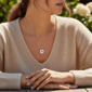 Saffron 2ctw. Floral Cluster Moissanite Diamond Pendant Necklace - image 3