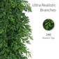Puleo International 9ft. Soft Artificial PE Spruce Garland - image 4