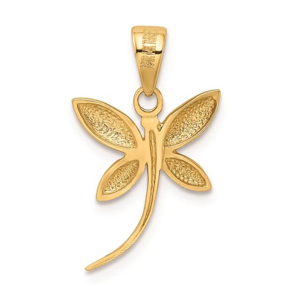 Gold Classics&#8482; 14kt. Polished Dragonfly Pendant