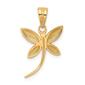 Gold Classics&#8482; 14kt. Polished Dragonfly Pendant - image 3