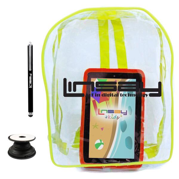 Kids Linsay 7in. Quad Core Tablet with Backpack - image 