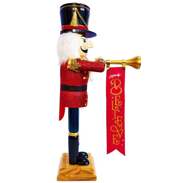 Santa''s Workshop 14in. Royal Trumpeter Nutcracker